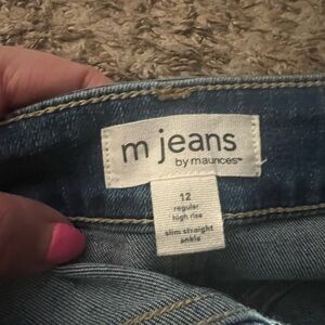 High Rise Blue Denim